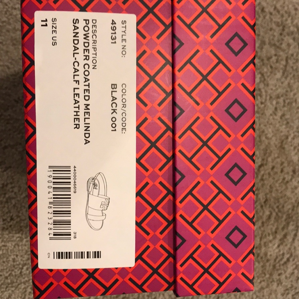 New Tory Burch Melinda Calf Leather Sandal